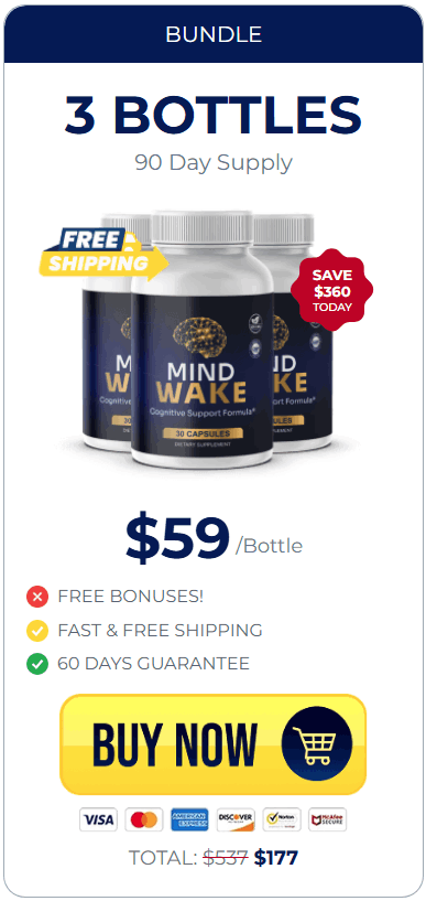 Buy MindWake 3 Bottle